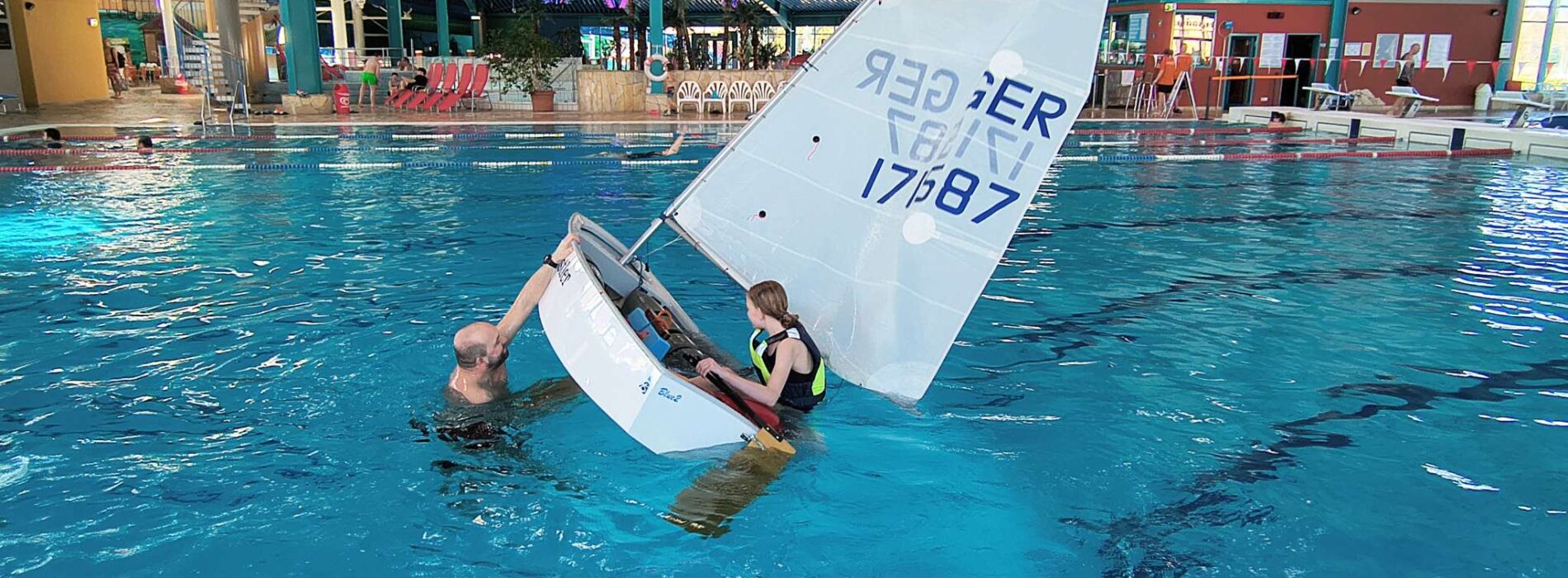 Wenn der Opti ins Wasser fällt – Training unter besonderen Bedingungen