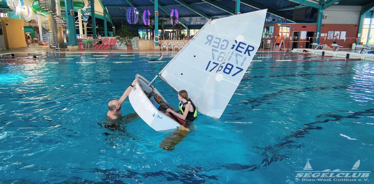 Wenn der Opti ins Wasser fällt – Training unter besonderen Bedingungen