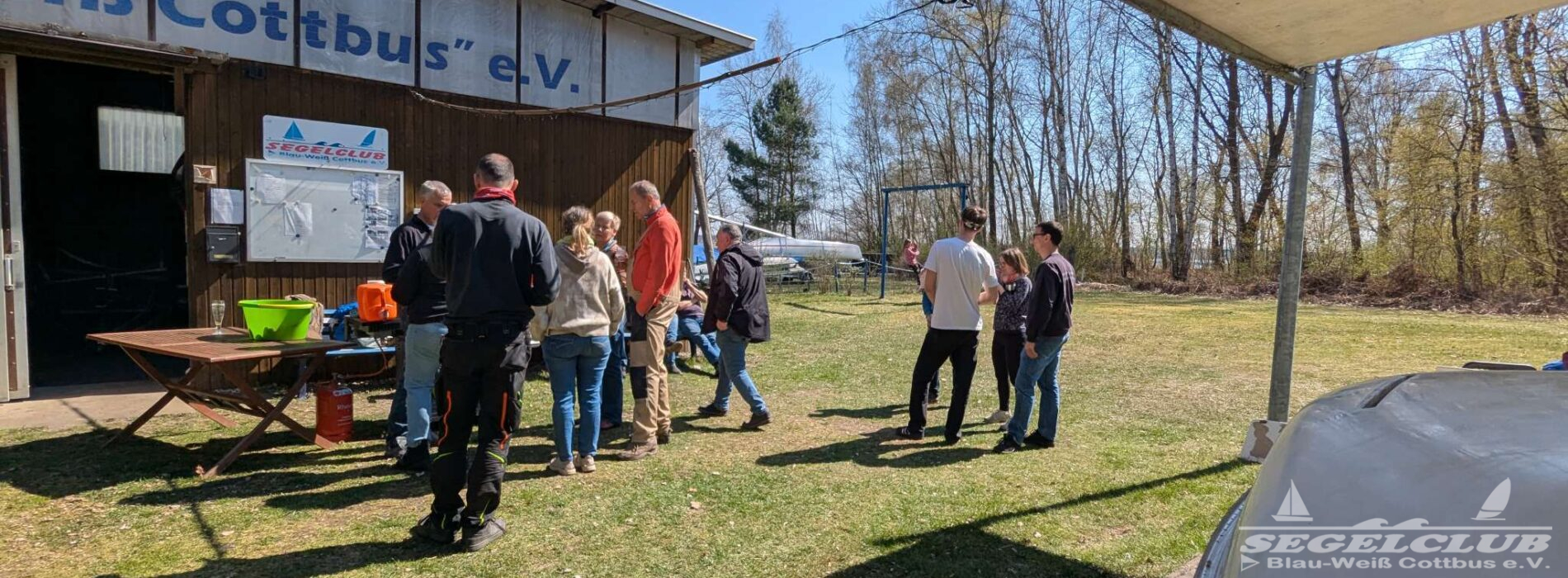 Frühjahrsputz und erste Schläge – Ansegeln im Verein